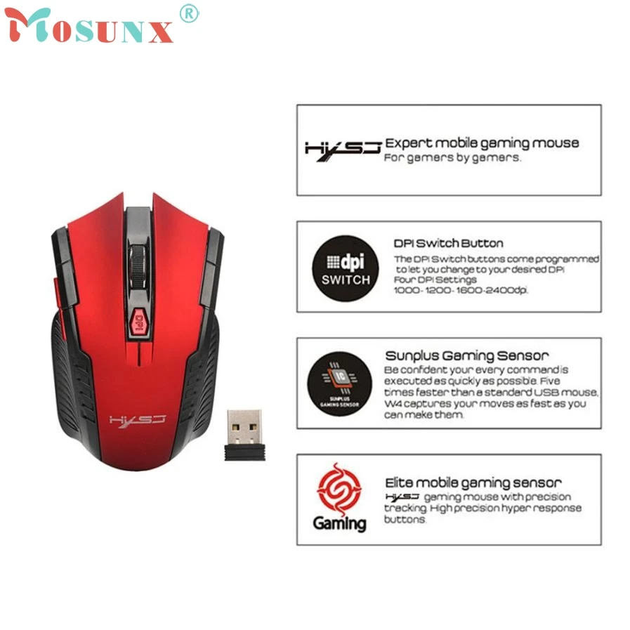 Мышь Raton 2400 dpi 6 кнопок 2,4 ГГц мини беспроводная оптическая игровая мышь подарок для ПК ноутбука компьютерная мышь 18Aug2