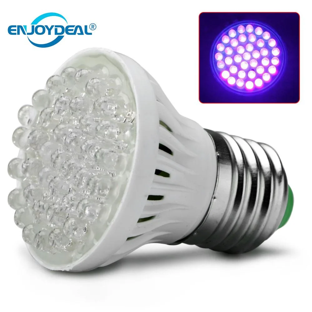 Enjoydeal E27 38LED завода светать Светильник лампы ультра яркие красные/зеленые/УФ ультрафиолетовый растет светильник лампа Энергосберегающая лампа 110/220V