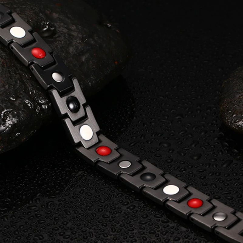 Мужской браслет шириной 12 мм Энергетический Браслет мужской био магнитный