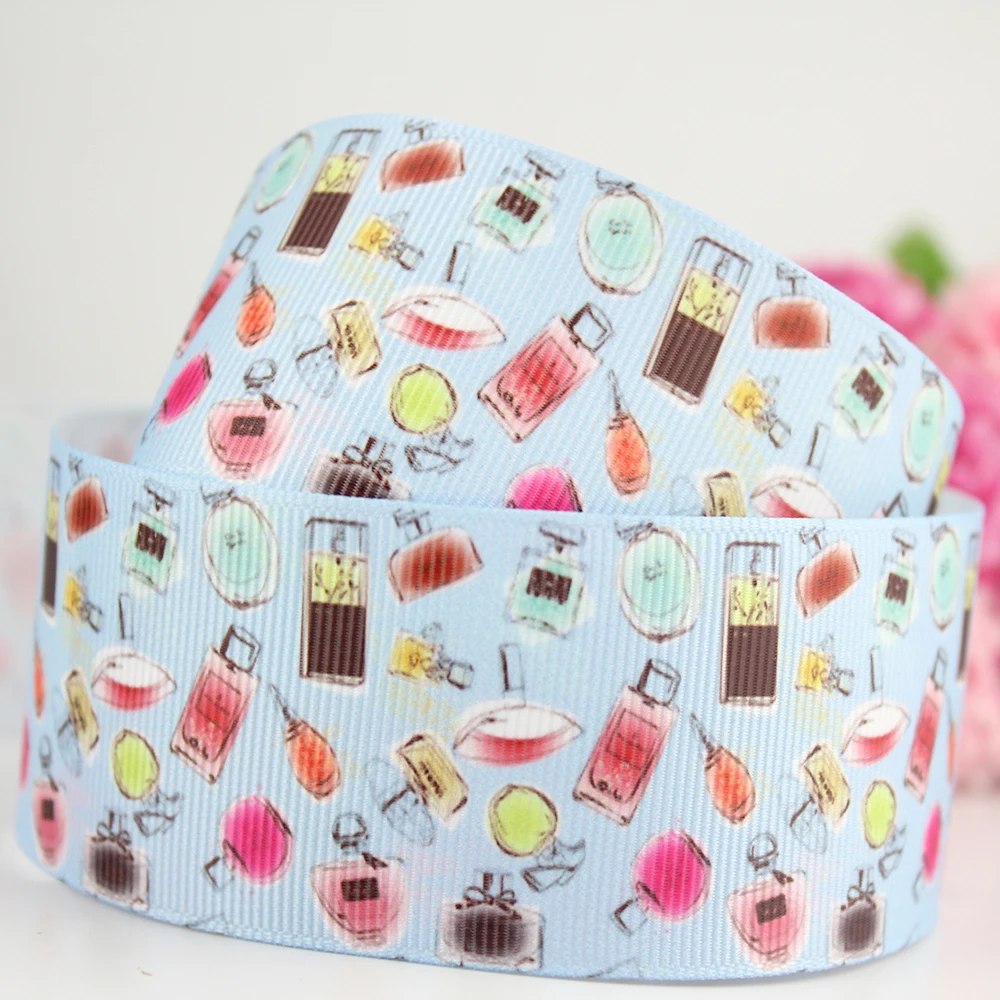 Новый 25 мм девушки косметический напечатан grosgrain ленты 38 Полиэфирная Лента
