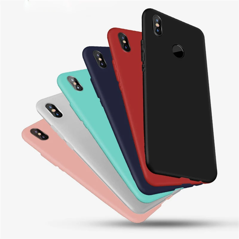 Силиконовый чехол для телефона Xiaomi Mi Max 3 2 Note Mix Легкий Чехол A1 A2 5 6 5S 8SE dye |
