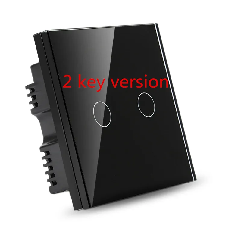 Сенсорный настенный Wifi выключатель света интеллектуальная стеклянная панель