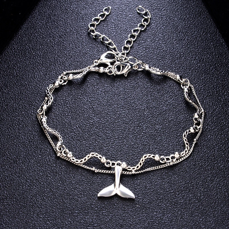 2 шт./компл. в богемном стиле с изображением хвоста русалки волна Бусы