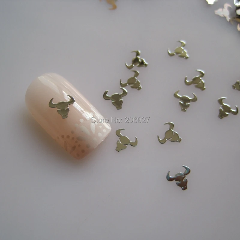 100 шт. металлические наклейки для дизайна ногтей|stickers rose|stickers equalizerstickers food |