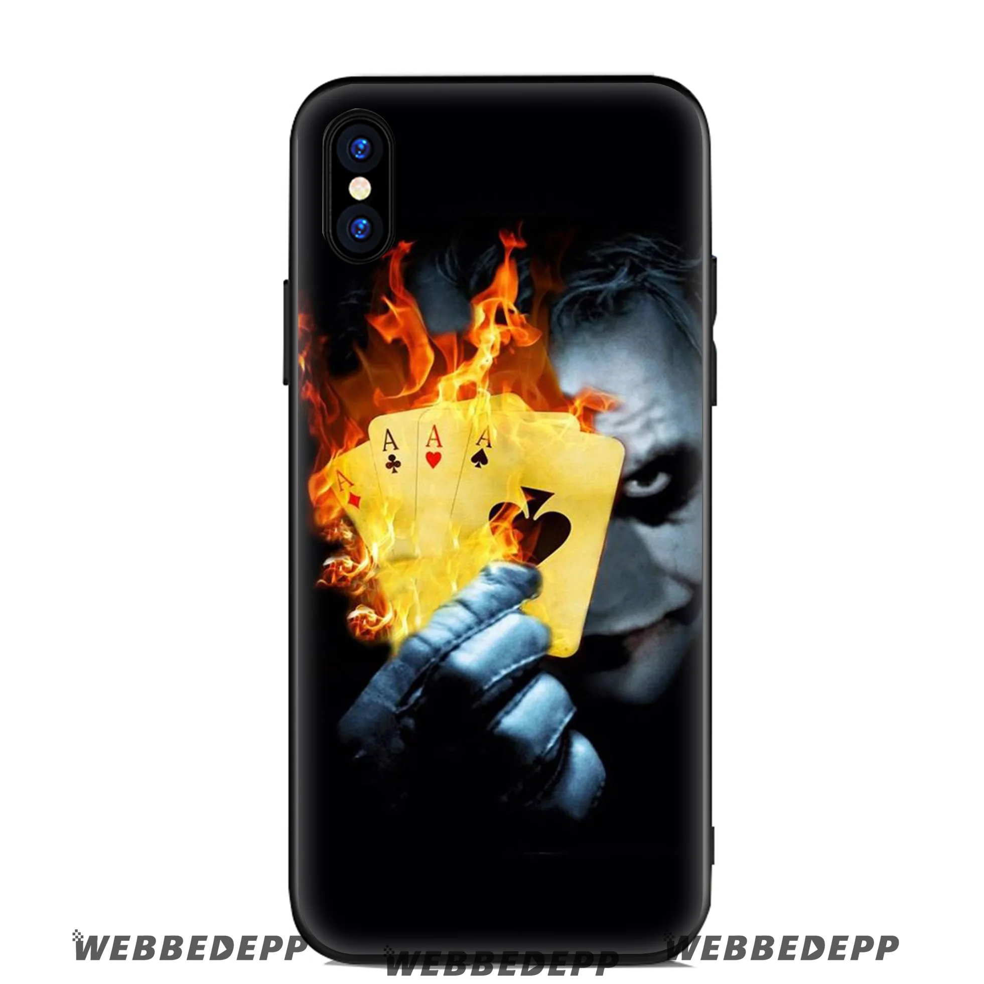 Мягкий силиконовый чехол WEBBEDEPP Knight Joker Batman для Apple iPhone 11 Pro Xr Xs Max X или 10 8 7 6 6S Plus 5 5S SE