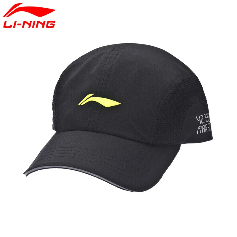 Li-Ning унисекс Беговая серия баскетбольные кепки 97% полиэстер 3% спандекс подкладка спортивная шапка AMYM068 EAMJ17