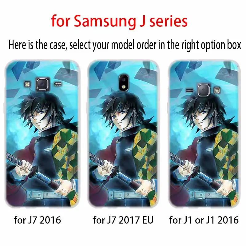 Мягкий чехол из ТПУ для Samsung Galaxy J6 J8 J5 J7 J4 Core Plus 2018 2016 2017 EU Prime Pro Ace Demon Slayer Kimetsu no