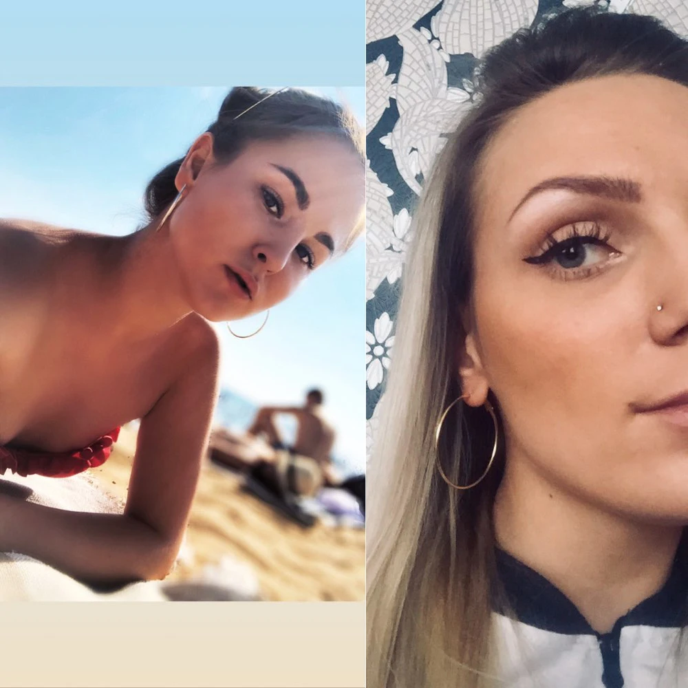 KISSWIFE модные аксессуары большие круглые серьги кольца 6 пар/компл. в винтажном