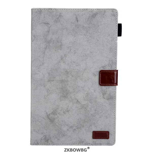 Gray Чехол для планшета с подставкой для samsung Galaxy Tab A 10,1 SM-T510 SM-T515 T510 T515 из искусственной кожи с откидной крышкой, защитный чехол - Цвет: Gray