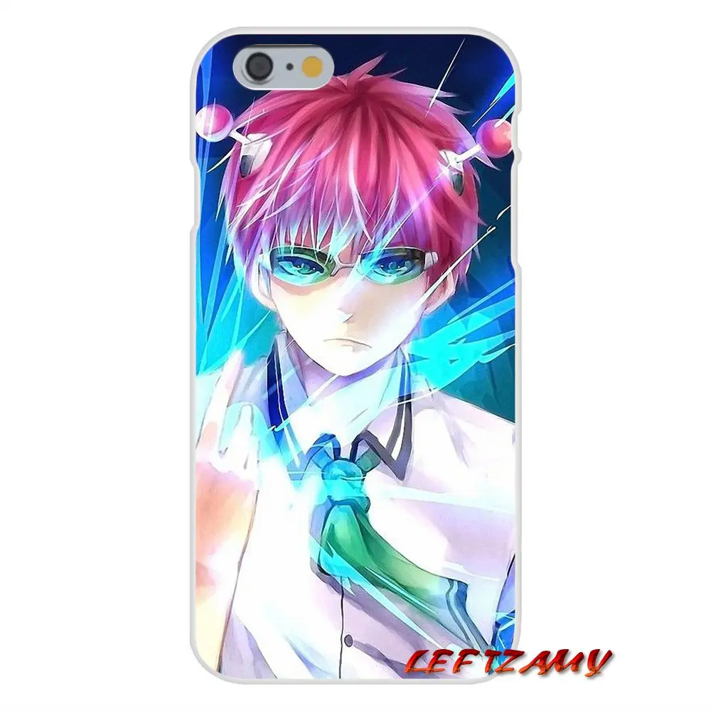 Для iPhone X XR XS MAX 4 4S 5 5S 5C SE 6 S 7 8 Plus ipod touch Saiki Kusuo no Psi Nan аксессуары чехлы для