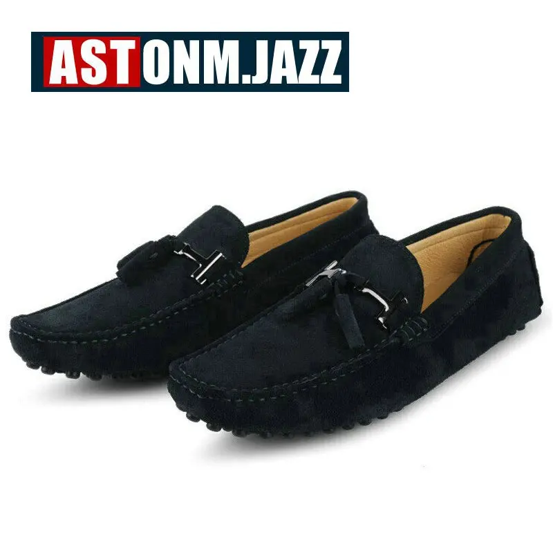 2017 мужские повседневные замшевые лоферы ручной работы дышащие кожаные