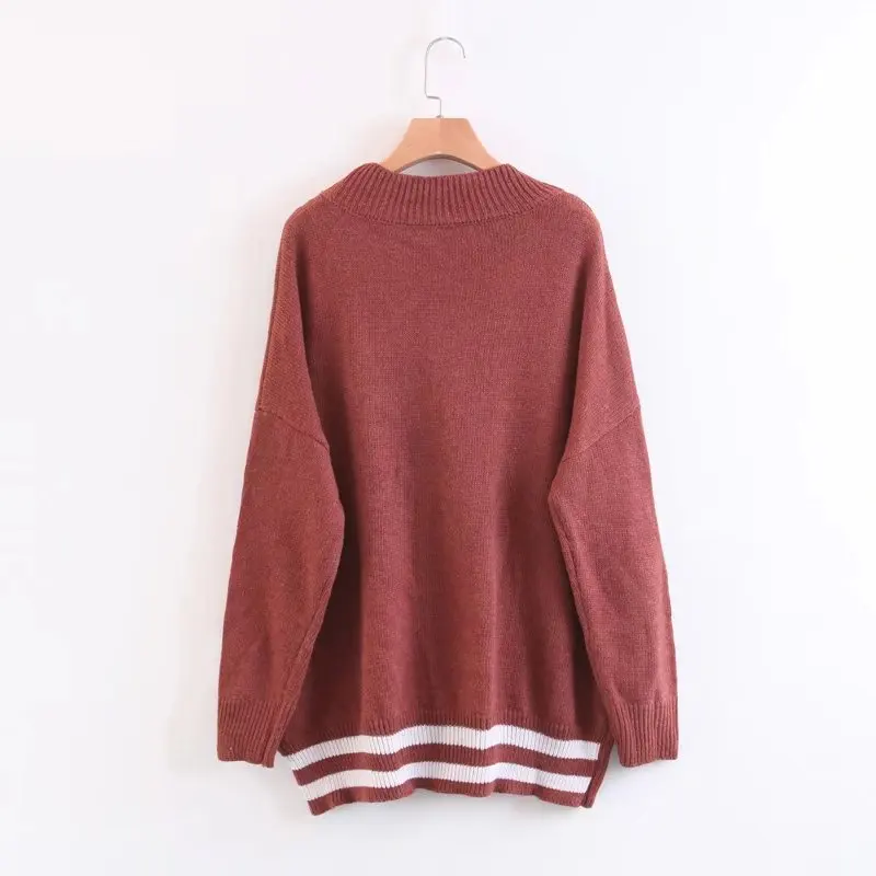 women's fashion sweater plus size knitwear cardigan femme winter |