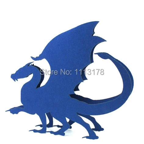 Дракон Западный дракон свадебные карты места эскорт-карты для сидения Сказочная