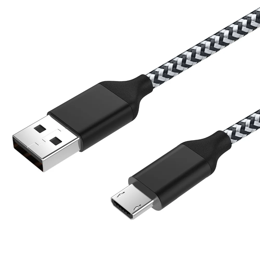 TeckNet зарядный кабель Micro usb type C зарядное устройство для iPhone кабель 1 м 2.4A/5 В провод для быстрого заряда тип-c USB кабель телефонные кабели - Цвет: 1M For Micro