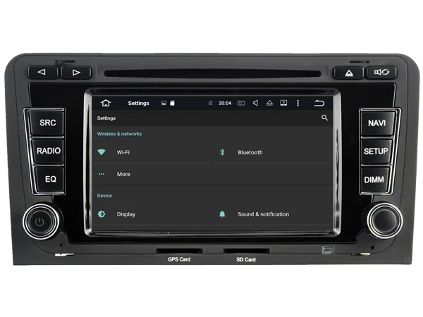 Android 8.0 CAR Audio DVD player FOR AUDI A3/S3/RS3 (2003-2012) gps Multimedia head device unit receiver BT WIFI | Автомобили и