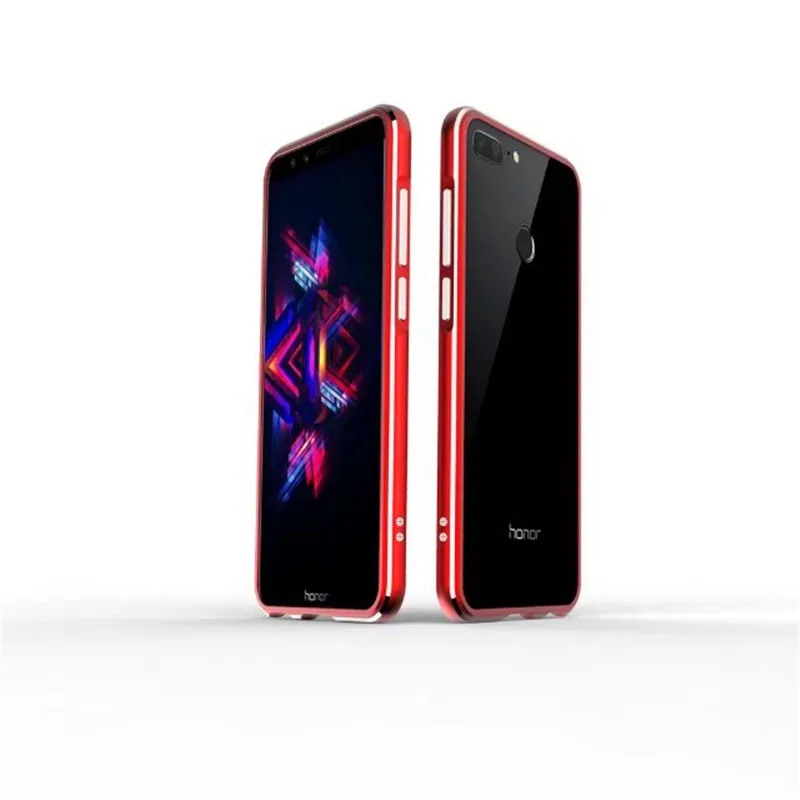 Бампер для Huawei Honor 9 Lite роскошный блестящий металлический алюминиевый бампер с