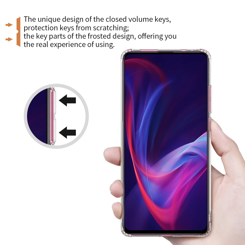 Для Xiaomi Redmi K20 Pro ТПУ чехол ультра тонкий прозрачный мягкий силиконовый для 9T Nillkin