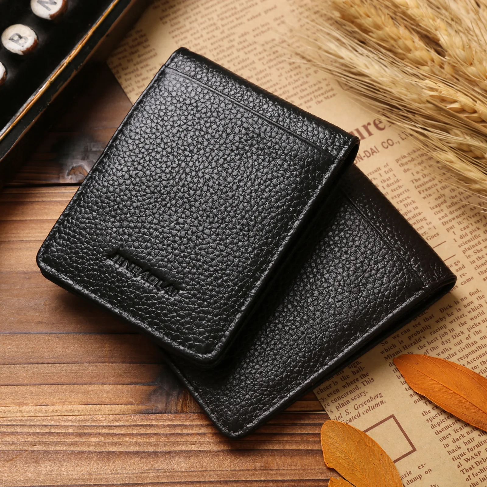 2017 новое поступление модный мужской зажим для денег 100% натуральная кожа тонкий