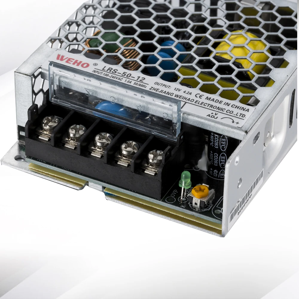 (LRS-50-5) 50w 5v 10a импульсный источник питания тонкий тип 30 мм для камеры