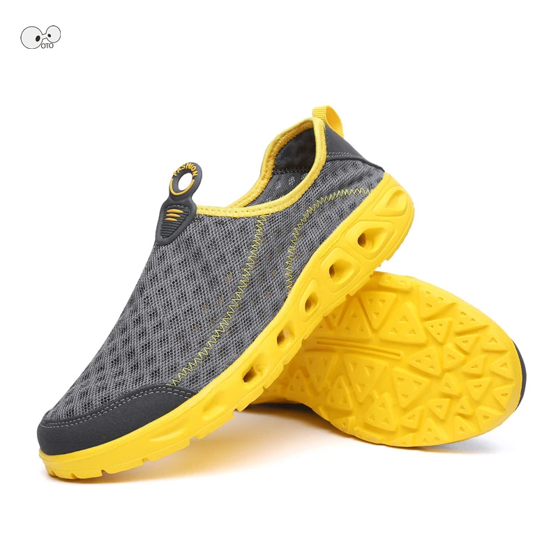 Быстросохнущие сетчатые мужские акватуфли для восхождения лето 2019 дышащие