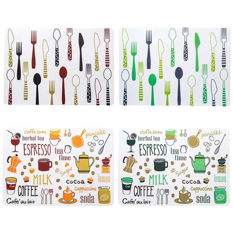 Кухонные принадлежности 40*28 см коврик для обеденного стола с принтом