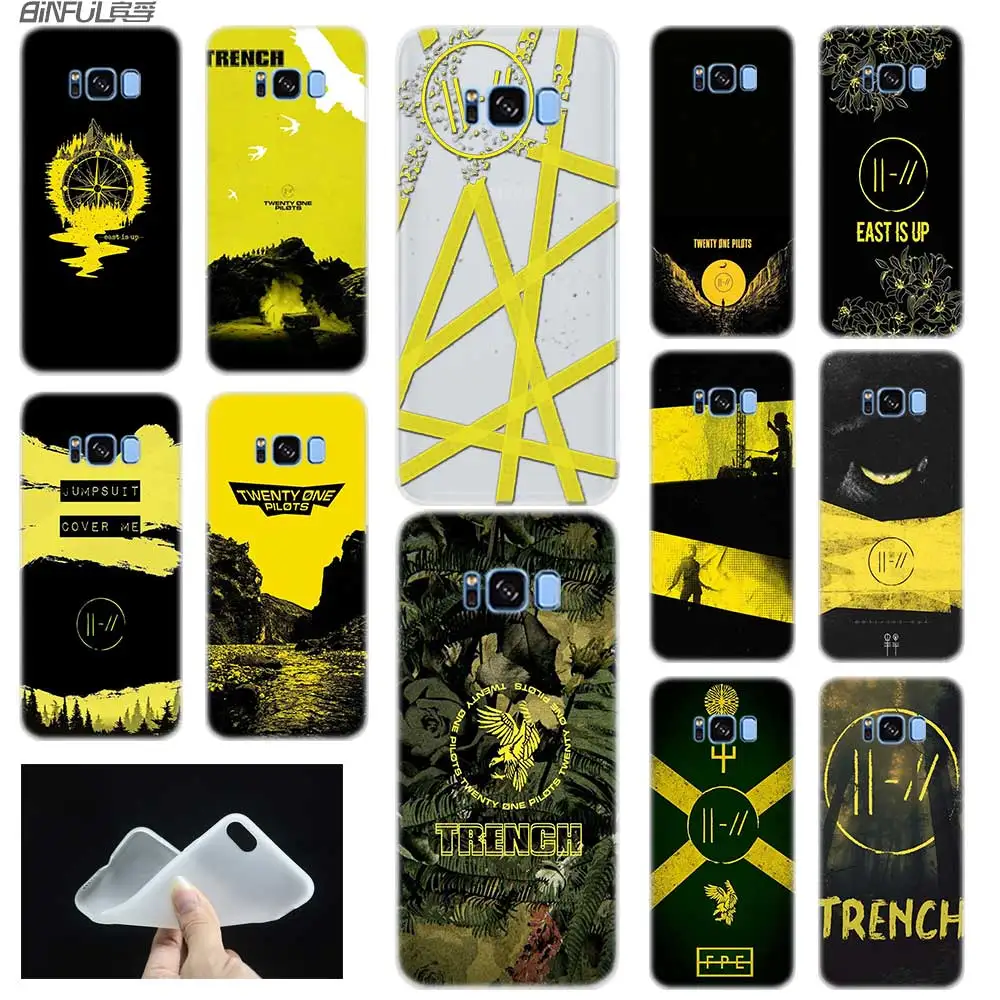 Чехол для Samsung S6 S7 Edge Plus S8 S9 S10 E мягкий 3D чехол из ТПУ Note 8 9 10 Pro Twenty One Pilots Trench