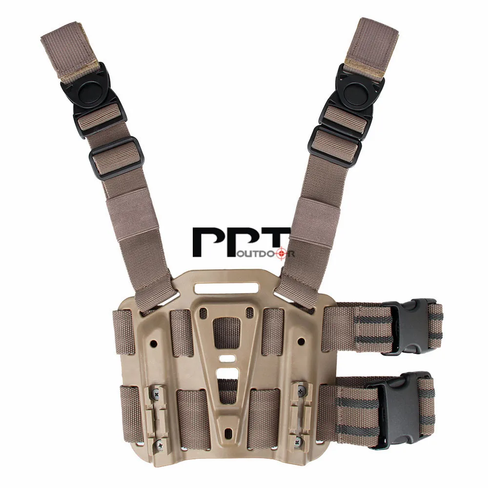 PPT Тактический USP/1911/M92/P226/G17 кобура для бедра из полимера/пистолета ног с Кобурой