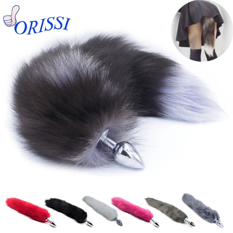 ORISSI Metal Anal Toys Fox Tail Plug Erotic Butt Sex for Woman And Men Sexy Adult Toy | Красота и здоровье