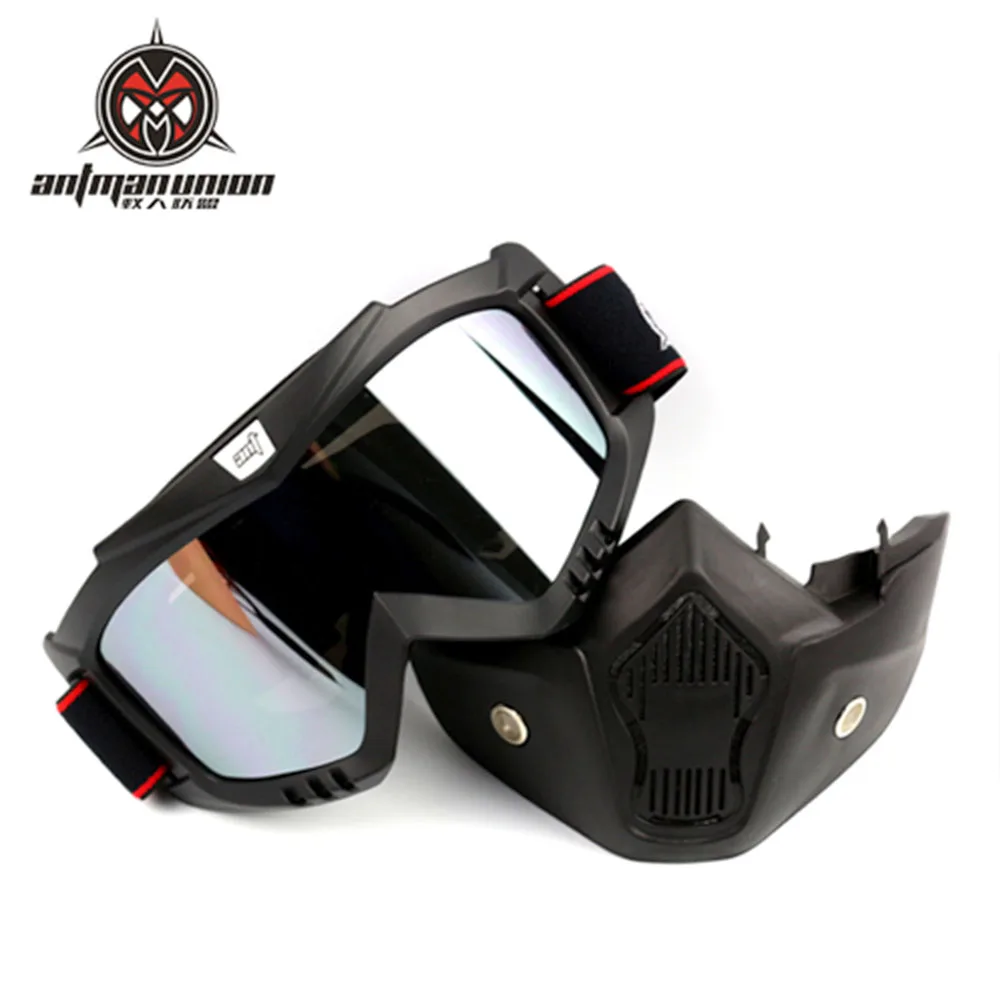 Мото маска пыли мотокросса антман Union рот фильтр для Кафе Racer модульная Moto Винтаж