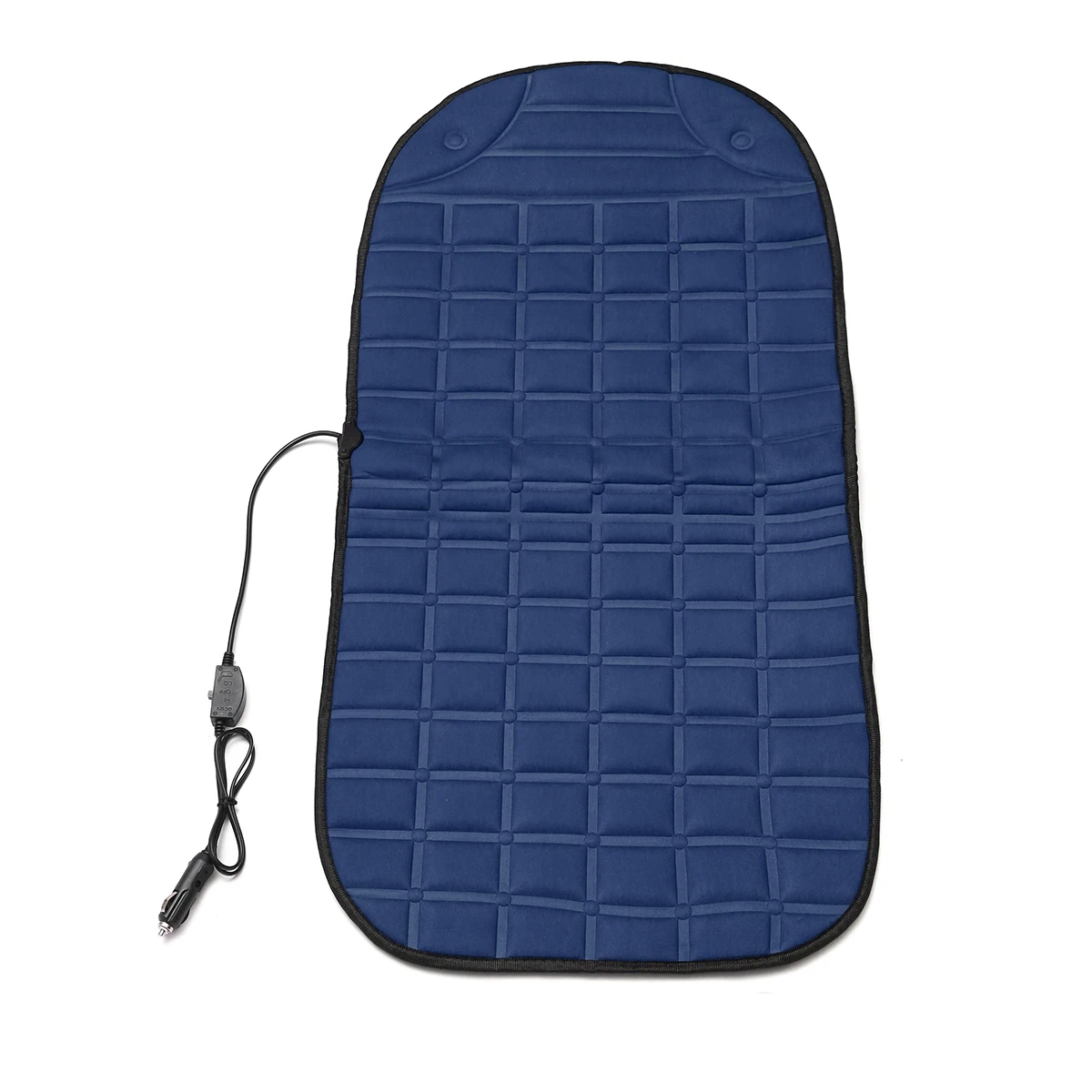 1PCS Blue 12 В Unversal подогреваемый Чехол подушки сиденья автомобиля для зимы теплая зимняя Бытовая Подушка cardriver Подогрев сиденья Подушка для VW - Название цвета: 1PCS Blue