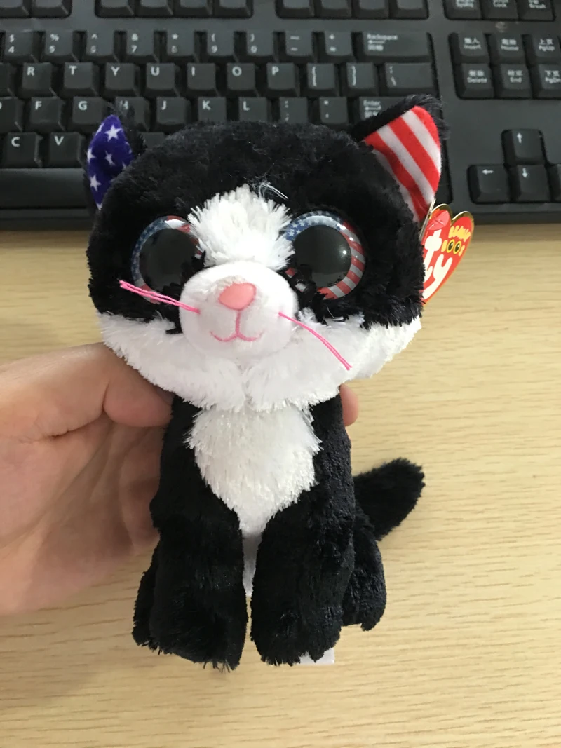 Ty Stuffed &amp Plush Freedom The Black Cat Toy 15cm | Игрушки и хобби