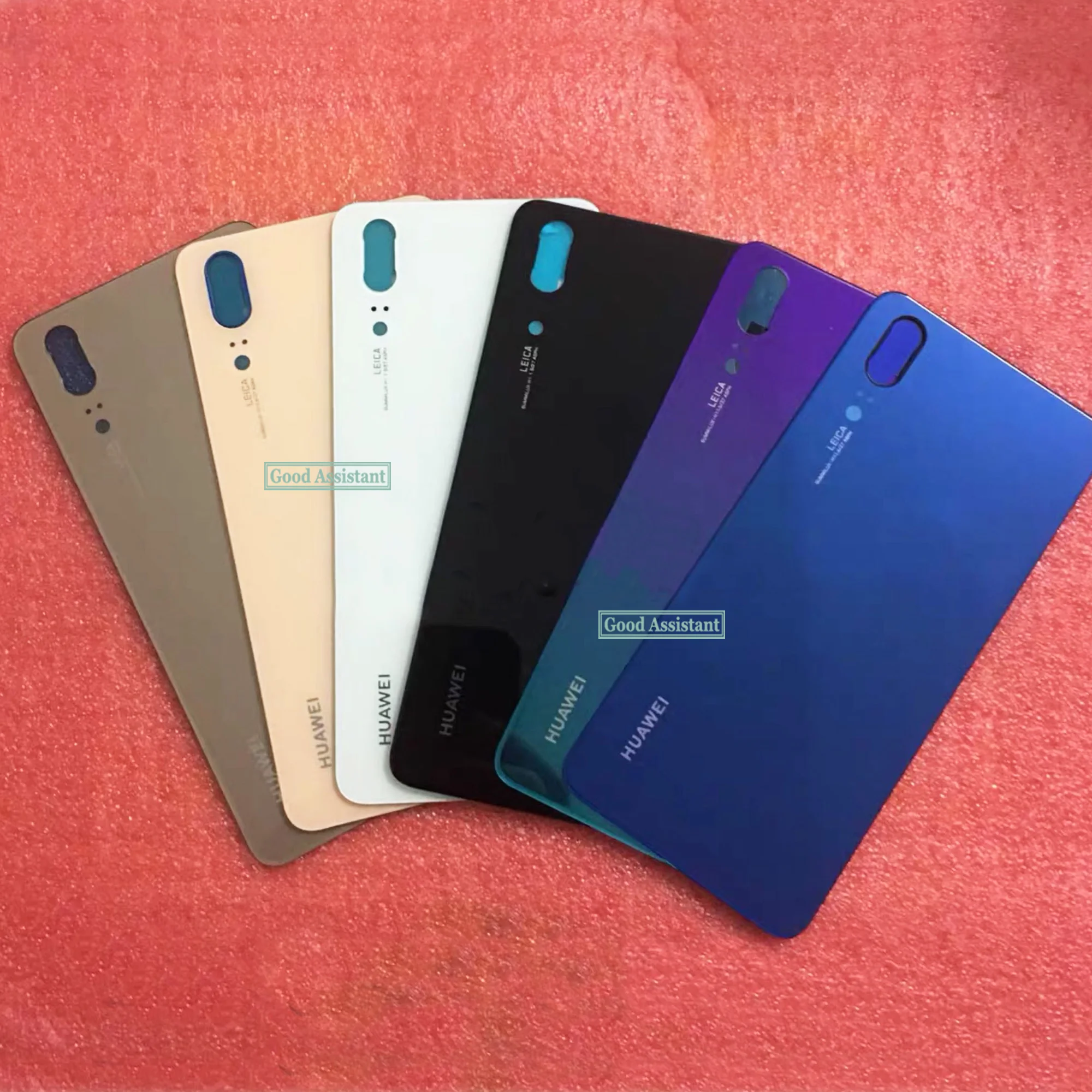 Оригинал для Huawei P20 задняя крышка батарейного отсека Дверь Корпус заднее стекло