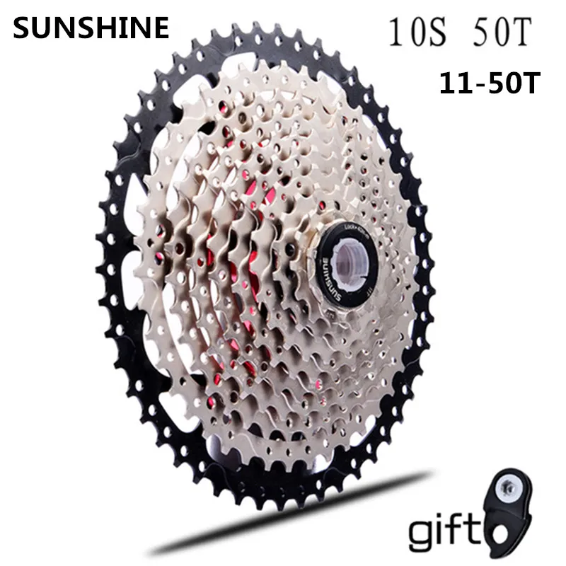 11-50T кассета 10 скоростей mtb велосипед свободного хода Звездочка cdg 50T cog велоцидад горный велосипед свободного хода Сверхлегкий 583g vg 10 - Цвет: 10S 11-50T