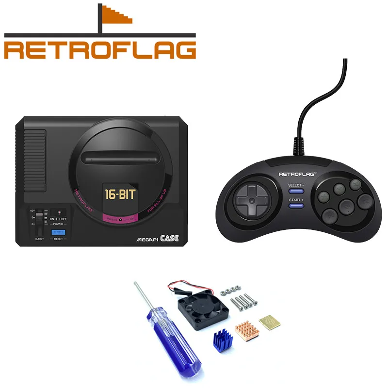 Чехол Retroflag MEGAPi/игровой контроллер геймпад функциональная кнопка для Raspberry Pi 3 B Plus