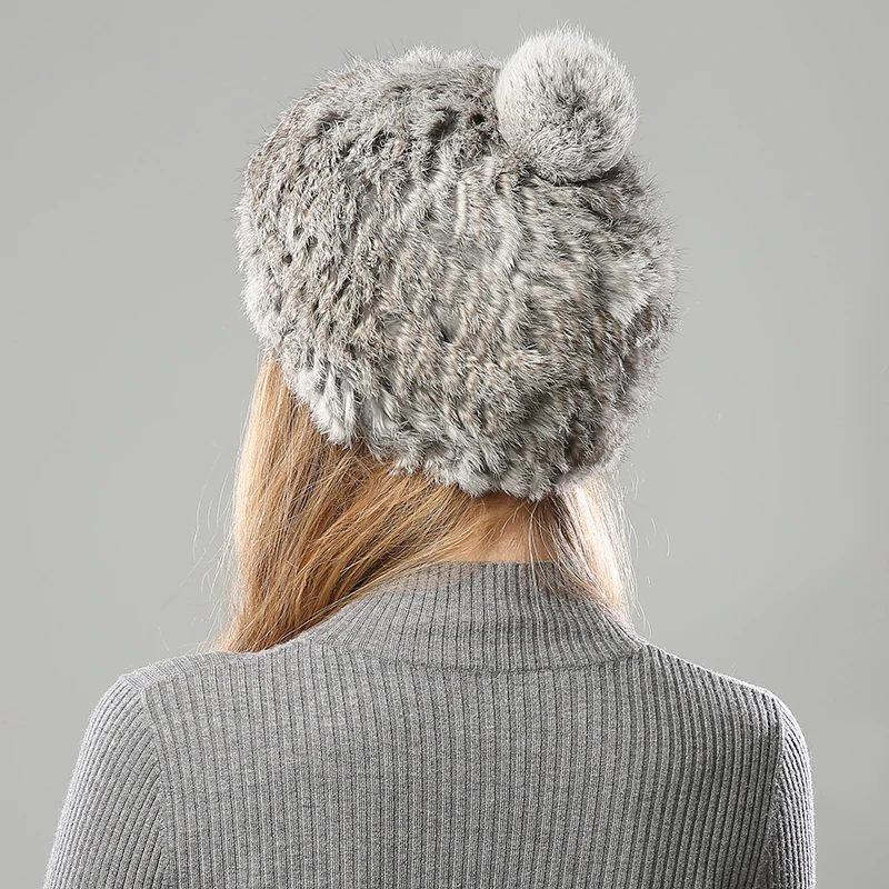 Зимние шапки для женщин модель 2018 года шапка с меховым помпоном осенняя женская