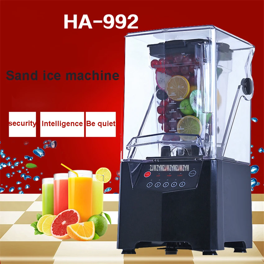 

1000ml HA-992 Commercial Mute Blender Mixer blender mixer milkshake machine 220V 50Hz