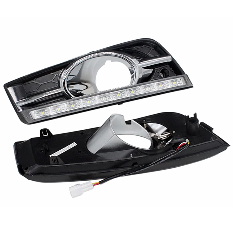 Светодиодный дневной ходовой светильник Drl для Chevrolet Cruze(2009-2012) Drl противотуманная фара с сигналом поворота затемненный светильник