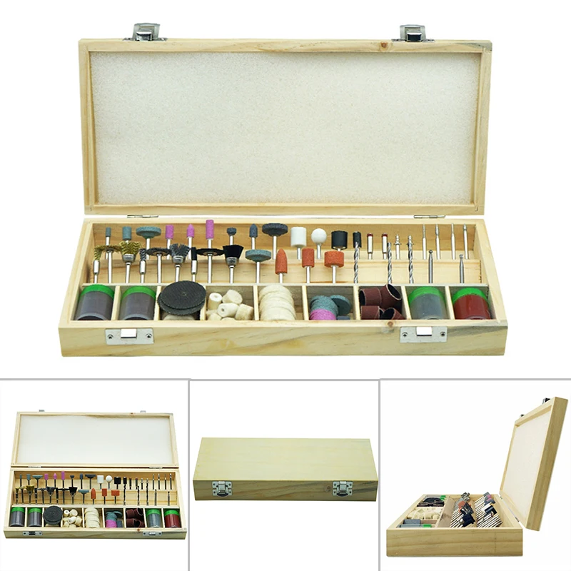 200 шт. набор аксессуаров для шлифования подходит очистки металлической