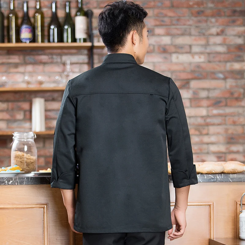 Chef Overalls Hotel Uniform Restaurant Uniforms for Waiters Coat Women Jacket Kitchen | Тематическая одежда и униформа