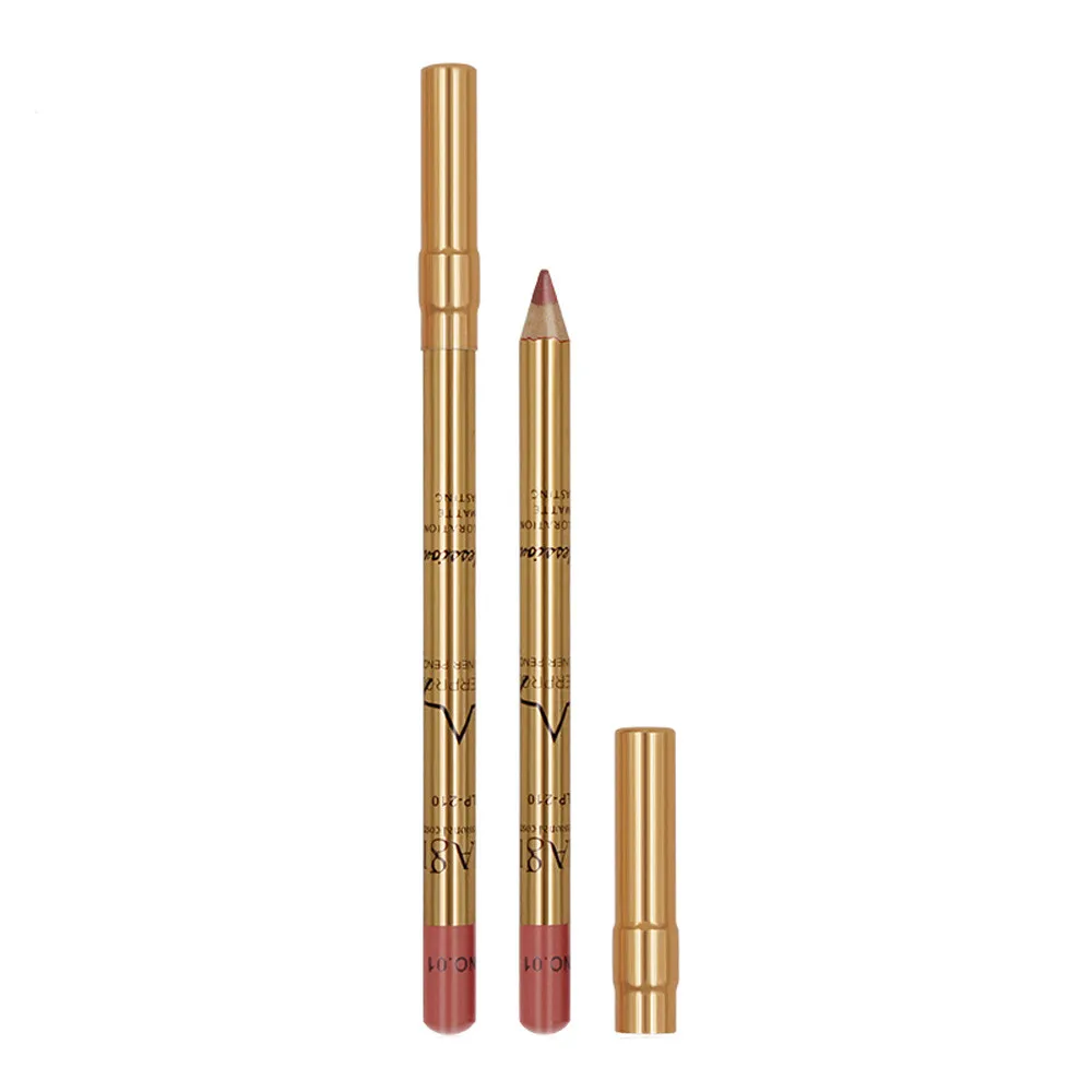 1PCS PRO Beauty IMAGIC Metal Women Lasting Lipliner Waterproof Lip Liner Stick Pencil 8 Color Long-lasting Natural |