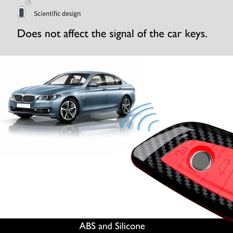 Чехол для автомобильного ключа ATOBABI BMW 1 3 4 5 6 7 Series X1 X3 X4 X5 X6 M2 M3 M4 M5 M6 F15 F16 F48 GT3 GT5 525i 528i