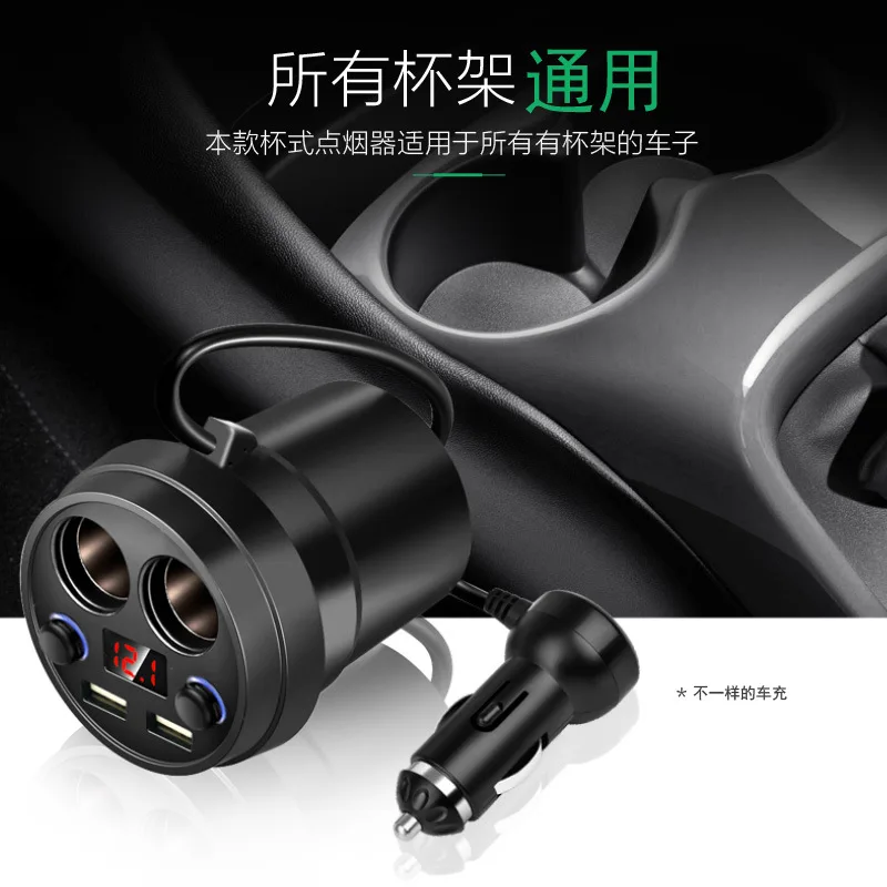 Быстрая зарядка зарядное устройство для автомобиля с двумя портами USB Xiaomi mi 9 Huawei