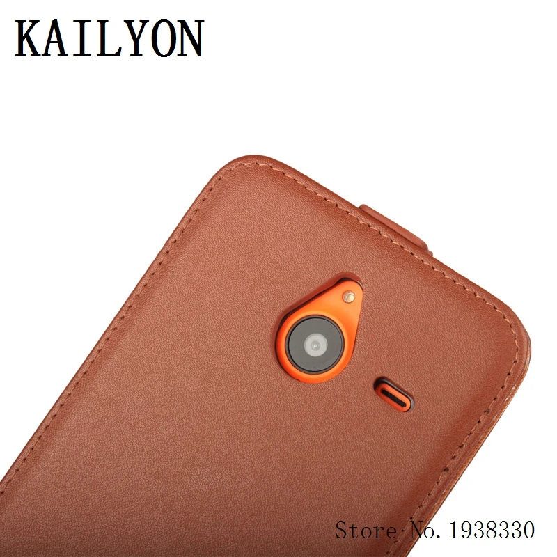 Роскошный флип чехол kailyon из натуральной кожи для Nokia Microsoft Lumia 640XL 640 XL LTE с двумя sim
