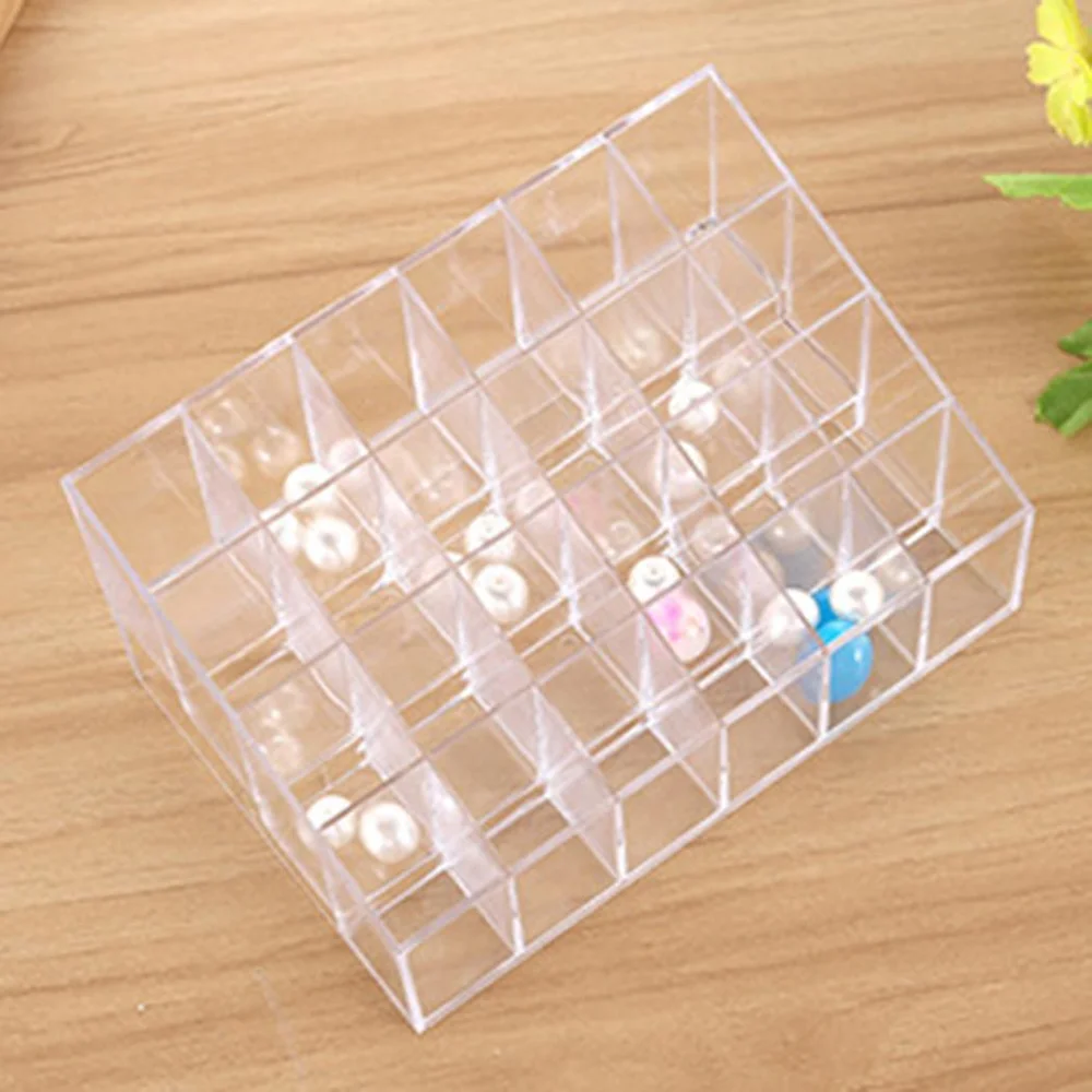 24 Сетки стенд Твердые губные палочки косметический ящик для хранения Органайзер