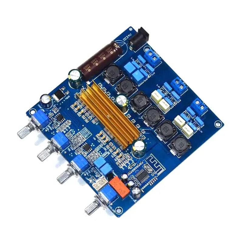 KYYSLB Домашнее аудио 100 Вт+ 2*50 Вт TPA3116 4,2 5,0 Bluetooth усилитель плата высокой мощности 2,1 цифровой HIFI усилитель плата