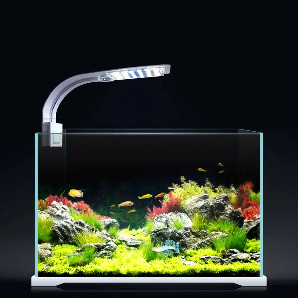 

LED Aquarium Fish Tank Light Clip-on 5W/10W/15W LED Plants Grow Lights Aquatic Freshwater Aquarium Lamps Waterproof 220V EU Plug