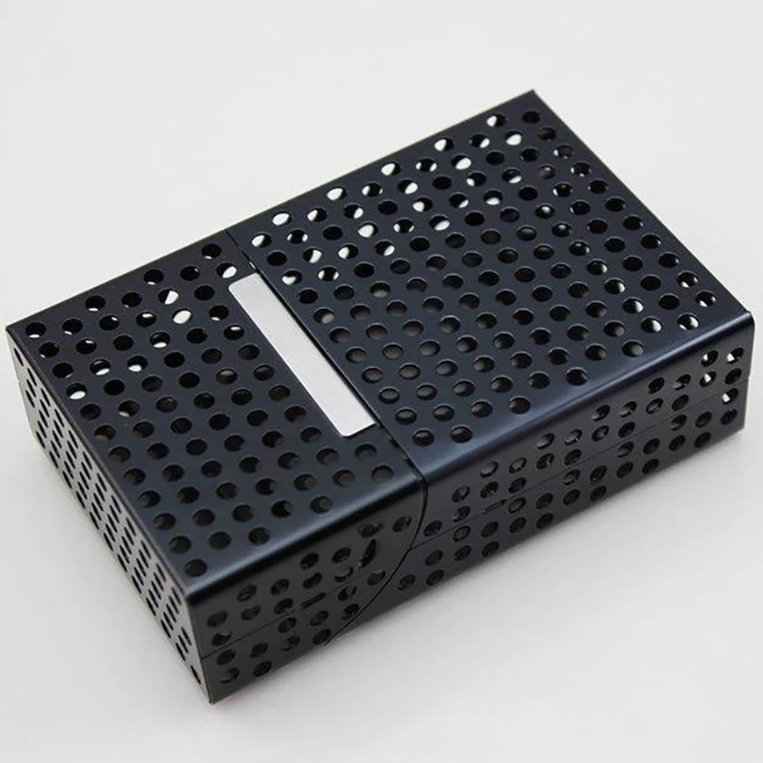 Креативный портативный персональный металлический ящик для хранения сигарет с