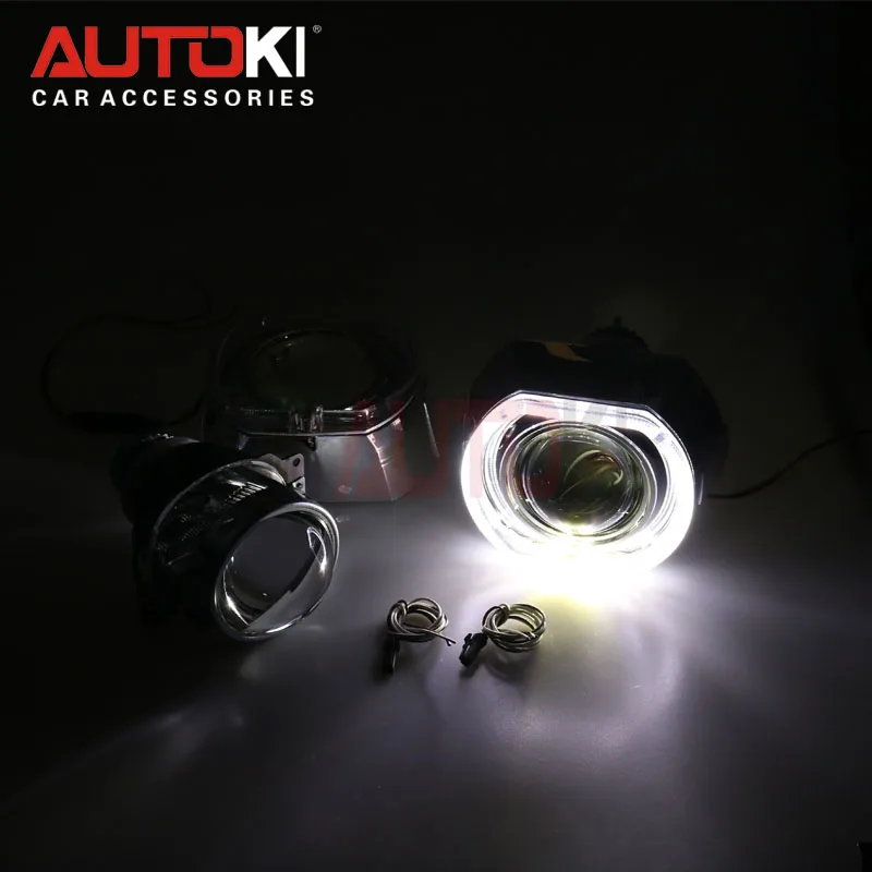 Autoki 3 дюйм (ов) H4 Koito Q5 D2H Bi ксеноновых фар Высокопрочная конструкция линзы