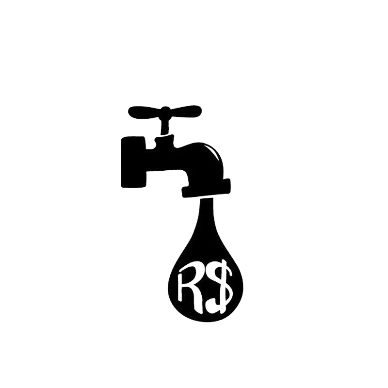 Креативная наклейка KUCADA water is money switch украшение для дома Настенная Наклейка