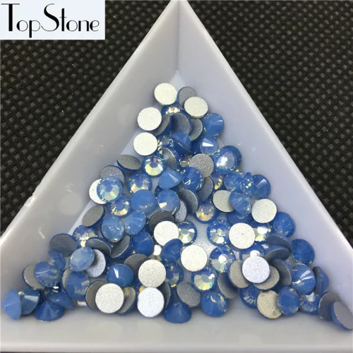 TopStone SS3-SS30 стеклянные стразы с плоской задней поверхностью, стразы для украшения ногтей